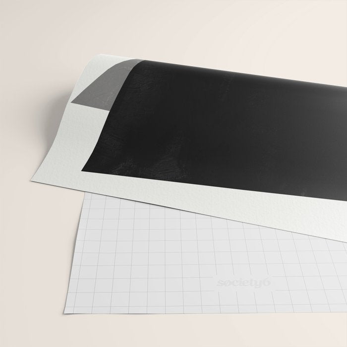 Minimalist greyscale geometry Wrapping Paper Gallery Image 2