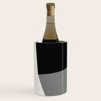 Minimalist greyscale geometry Wine Chiller Gallery Image 2