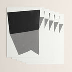 Minimalist greyscale geometry Wrapping Paper Gallery Image 3