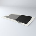 Minimalist greyscale geometry Rug Gallery Image 3