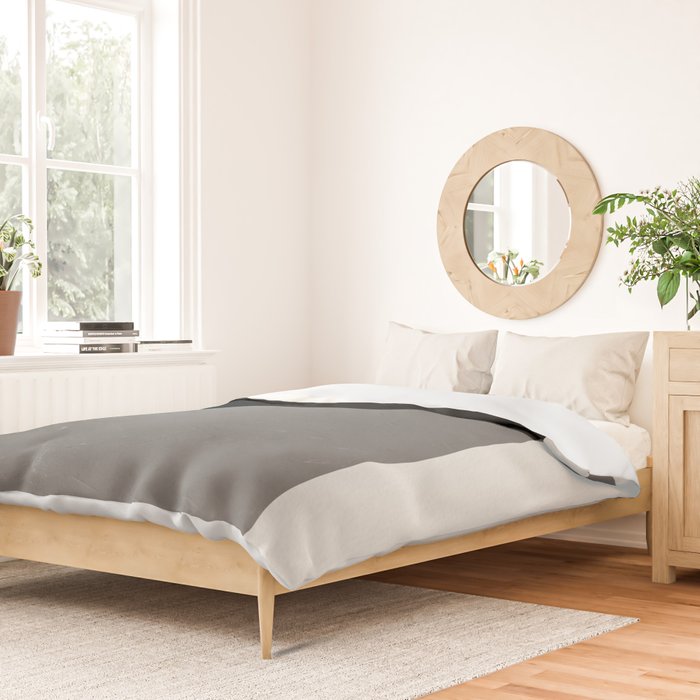 Minimalist greyscale geometry Duvet Cover Gallery Image 2