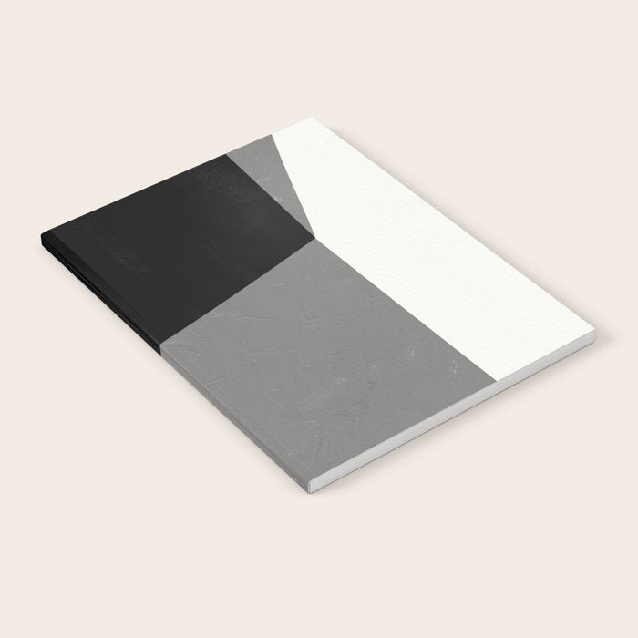 Minimalist greyscale geometry Notebook Gallery Image 1