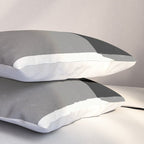 Minimalist greyscale geometry Pillow Sham Gallery Image 3