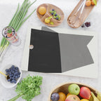 Minimalist greyscale geometry Cutting Board Gallery Image 2