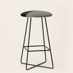 Minimalist greyscale geometry Stool Gallery Image 1