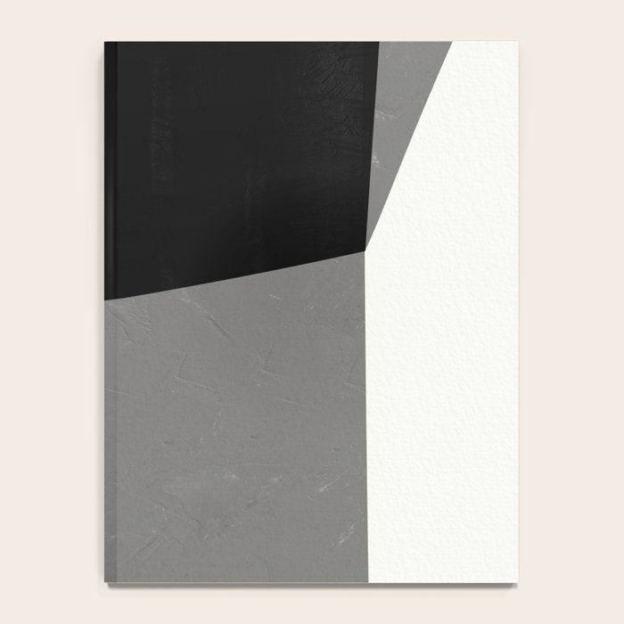 Minimalist greyscale geometry Notebook Gallery Image 4