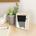 Minimalist greyscale geometry Mini Art Print Gallery Image 2