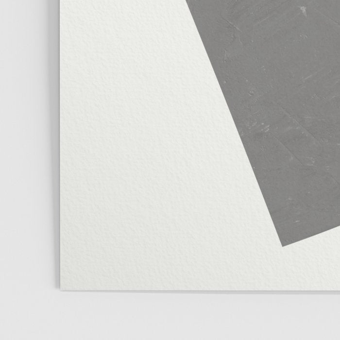 Minimalist greyscale geometry Poster Gallery Image 3