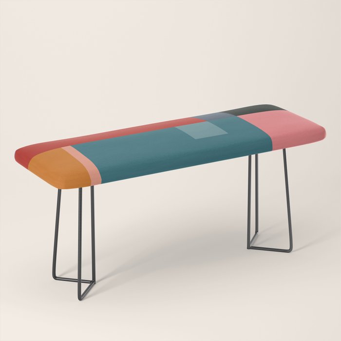 geometric abstract 252 Bench Gallery Image 1