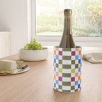 Colorful Mod Checkerboard Wine Chiller Gallery Image 4