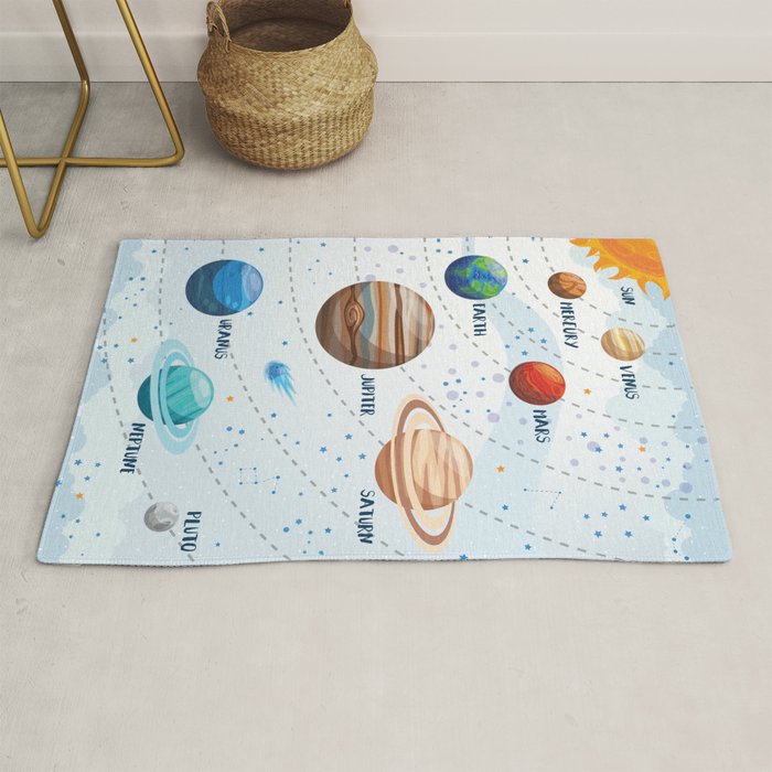 Light solar system Rug Gallery Image 1