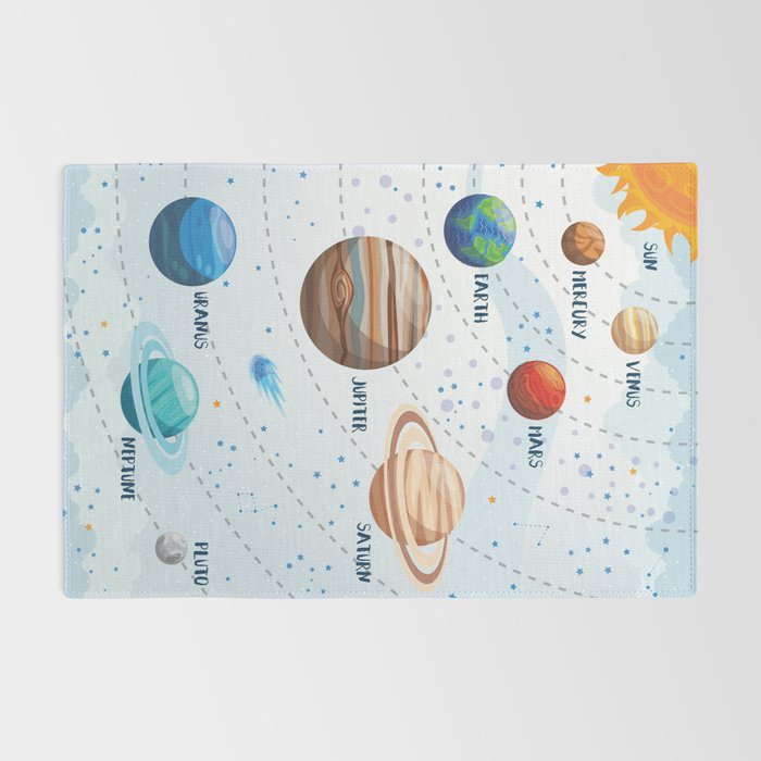 Light solar system Rug Gallery Image 2