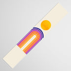 Rainbow Sun: Retro 80s Edition Table Runner Gallery Image 3