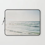 Surfing at Monterey - California Coast Sunset - Pacific Ocean Surf Travel Photography Laptop Sleeve Gallery Image 1