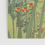 Hankjin Views - Nature Ukiyo Landscape in Green, Purple, Yellow & Orange Poster Gallery Image 3