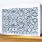 Azure Medallion Motif Wall Mural Gallery Image 2