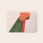 Whimsy Australian King Parrot Bath Mat Gallery Image 1