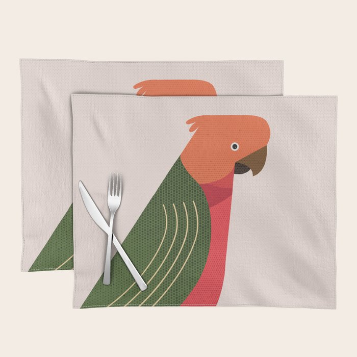 Whimsy Australian King Parrot Placemat Gallery Image 1