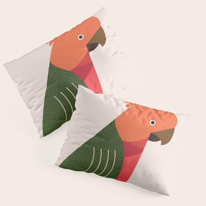 Whimsy Australian King Parrot Pillow Sham Gallery Image 3