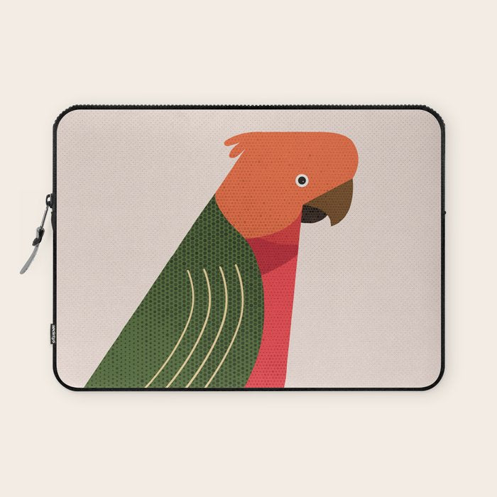 Whimsy Australian King Parrot Laptop Sleeve Gallery Image 1