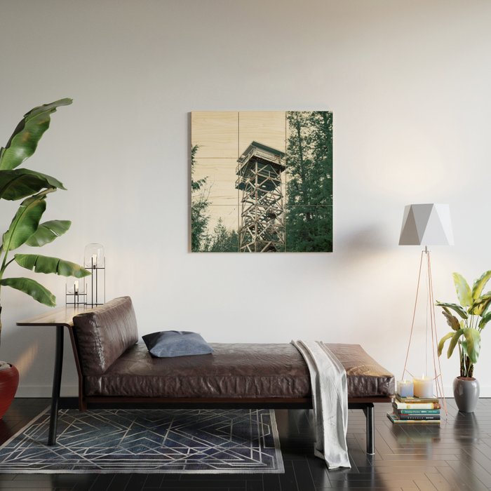 Fire Lookout II Wood Wall Art Gallery Image 2
