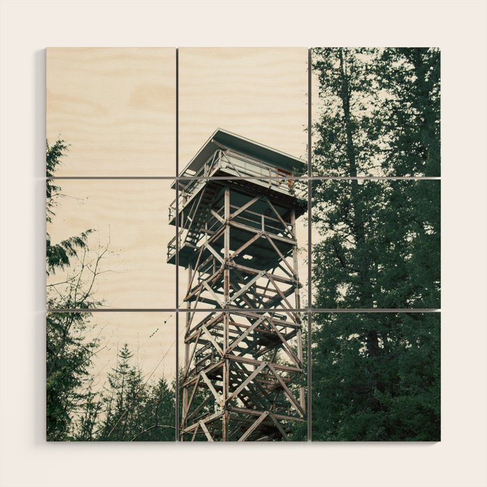 Fire Lookout II Wood Wall Art Gallery Image 1