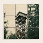 Fire Lookout II Wood Wall Art Gallery Image 1