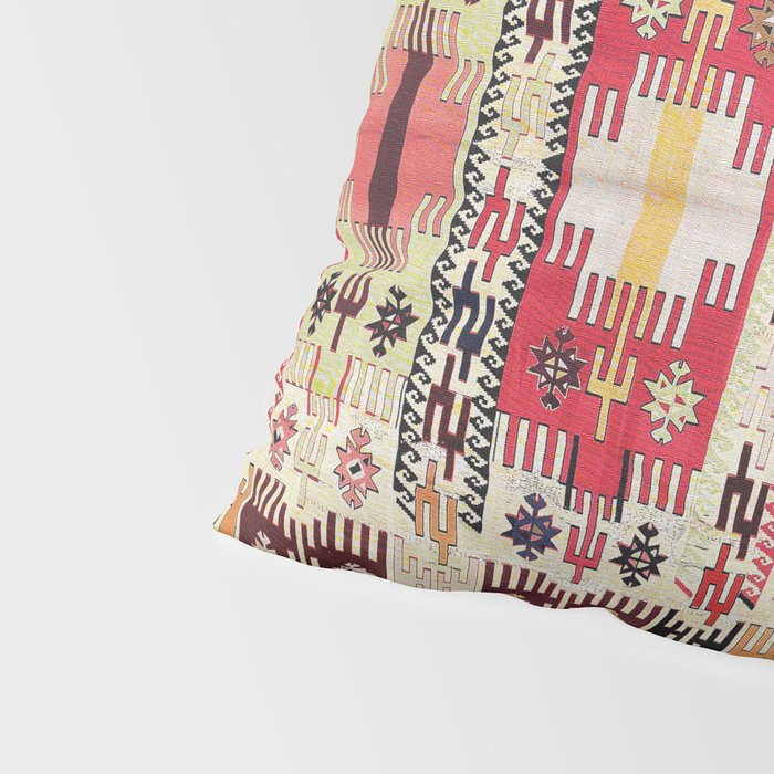 Aleppo North Syrian Silk Kilim Print Pillow Sham Gallery Image 4