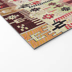 Aleppo North Syrian Silk Kilim Print Welcome Mat Gallery Image 2