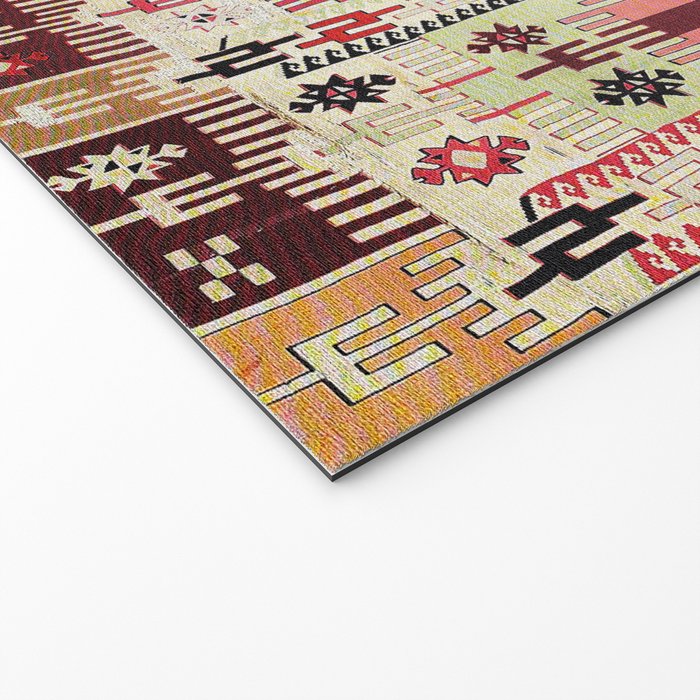 Aleppo North Syrian Silk Kilim Print Welcome Mat Gallery Image 2
