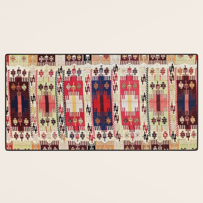 Aleppo North Syrian Silk Kilim Print Desk Mat Gallery Image 3