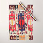 Aleppo North Syrian Silk Kilim Print Wrapping Paper Gallery Image 1