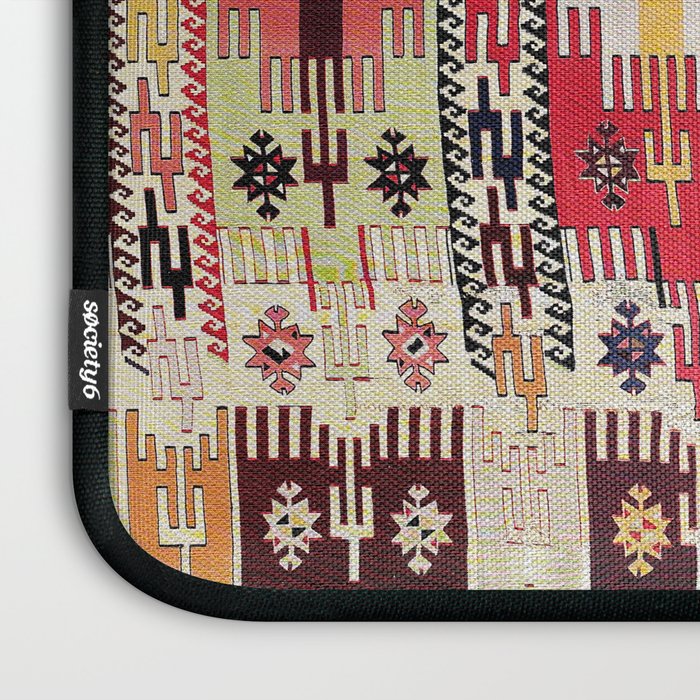 Aleppo North Syrian Silk Kilim Print Laptop Sleeve Gallery Image 3