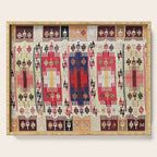 Aleppo North Syrian Silk Kilim Print Serving Tray Gallery Image 1