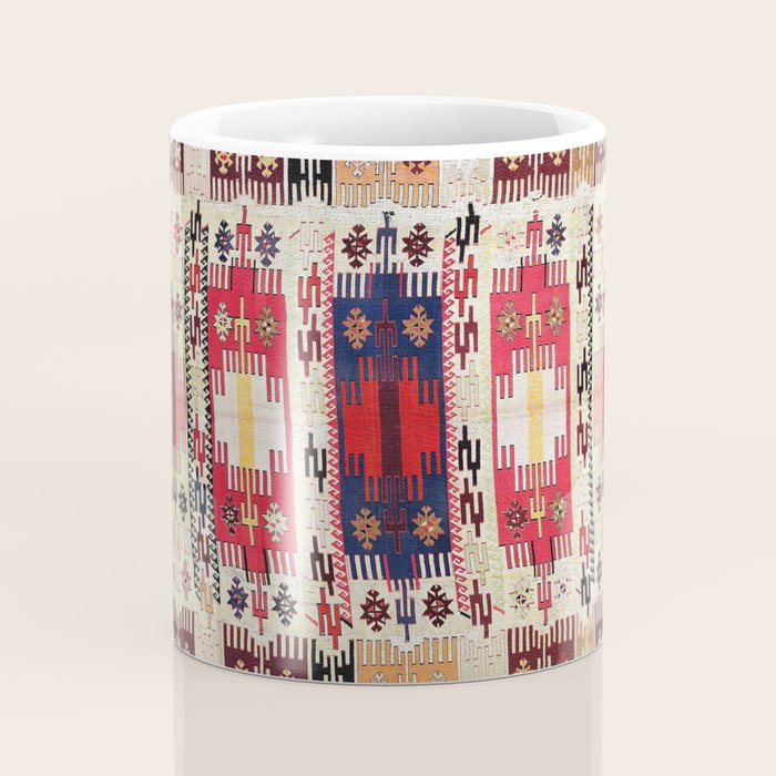 Aleppo North Syrian Silk Kilim Print Coffee Mug Gallery Image 4
