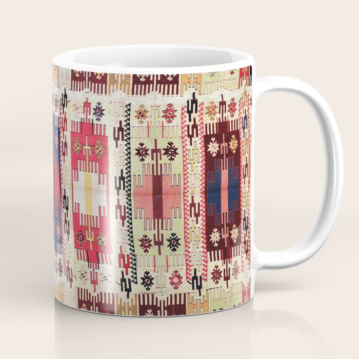 Aleppo North Syrian Silk Kilim Print Coffee Mug Gallery Image 1