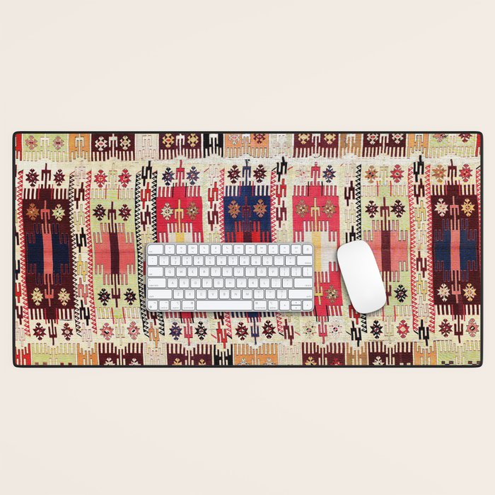 Aleppo North Syrian Silk Kilim Print Desk Mat Gallery Image 1