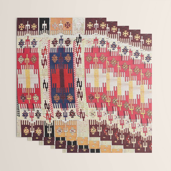 Aleppo North Syrian Silk Kilim Print Wrapping Paper Gallery Image 3