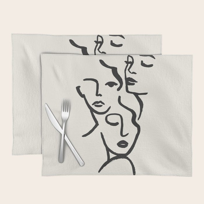 Faces Placemat Gallery Image 1