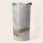 Sea Grass - California Beach Dunes, Landscape Photography Travel Mug Gallery Image 2