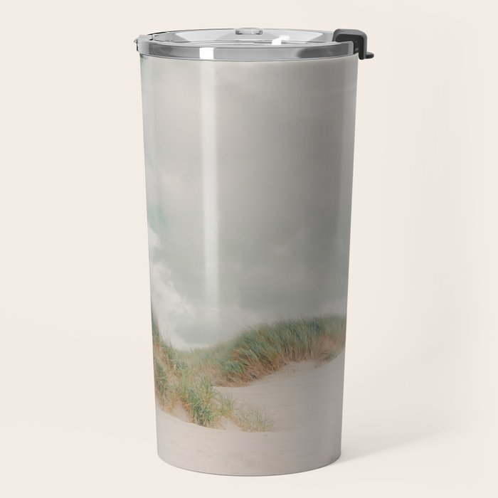 Sea Grass - California Beach Dunes, Landscape Photography Travel Mug Gallery Image 2