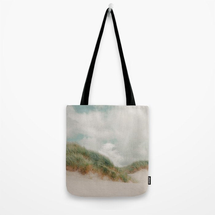 Sea Grass - California Beach Dunes, Landscape Photography Tote Bag Gallery Image 2
