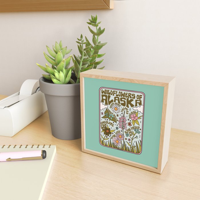 Alaska Wildflowers Mini Art Print Gallery Image 2
