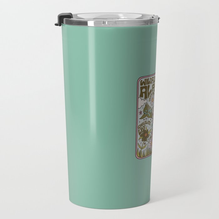 Alaska Wildflowers Travel Mug Gallery Image 3