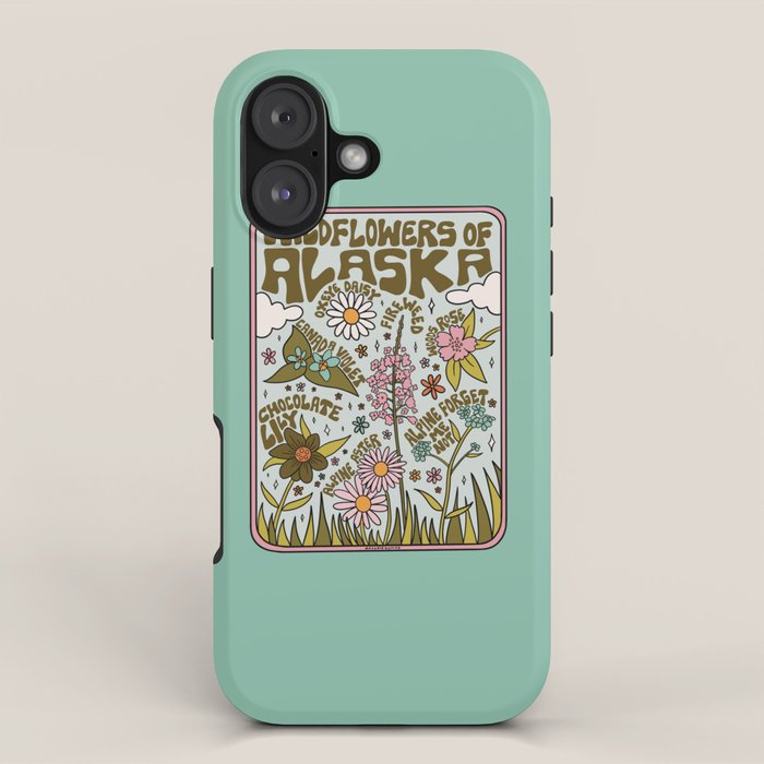 Alaska Wildflowers iPhone Case Gallery Image 1