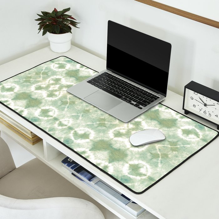 Saged Shibori Pocket Square Desk Mat Gallery Image 2