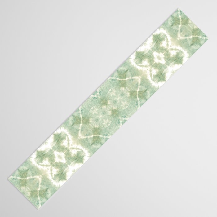 Saged Shibori Pocket Square Table Runner Gallery Image 3