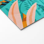 Only 3890 Tigers Left, Wildlife Vibrant Tiger Painting, Jungle Nature Colorful Illustration Welcome Mat Gallery Image 2