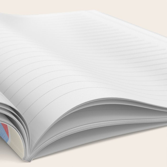  Catch of the Day - Playful Retro Sardine in fun stripes and dots Notebook Gallery Image 2
