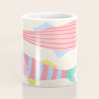  Catch of the Day - Playful Retro Sardine in fun stripes and dots Coffee Mug Gallery Image 4